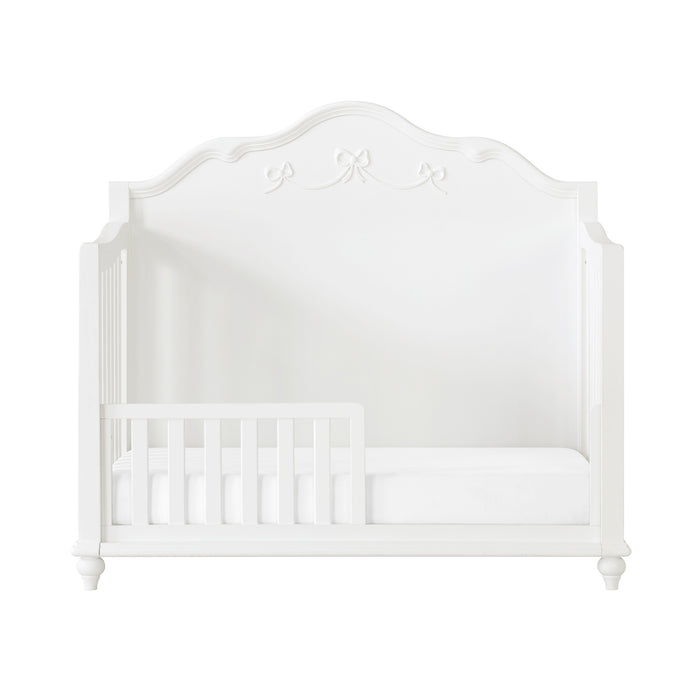 Alana Crib with Guardrails in White