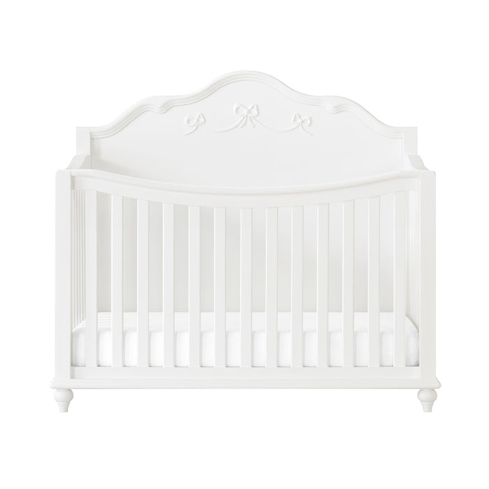Alana Crib with Guardrails in White