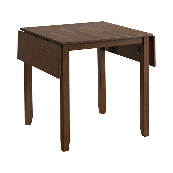 Alex 3PC Dining Set with Drop Leaf Table in Espresso