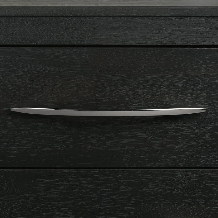 Allan 2-Drawer Nightstand in Black