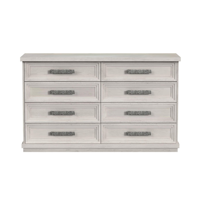 Avalanche 8-Drawer Dresser in Antique White