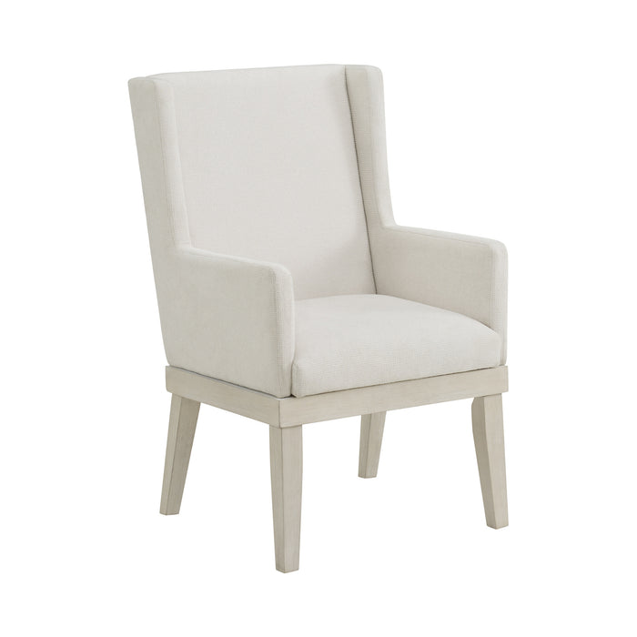 Avalanche Standard Height Dining Set in Antique White-Table and Four Chairs