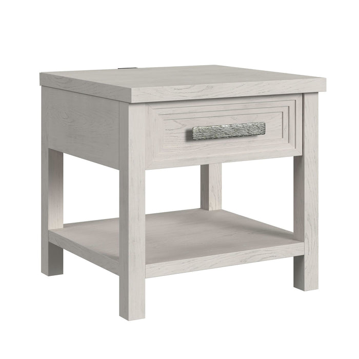 Avalanche 3PC Occasional Table Set in Antique White-Coffee Table & Two End Table
