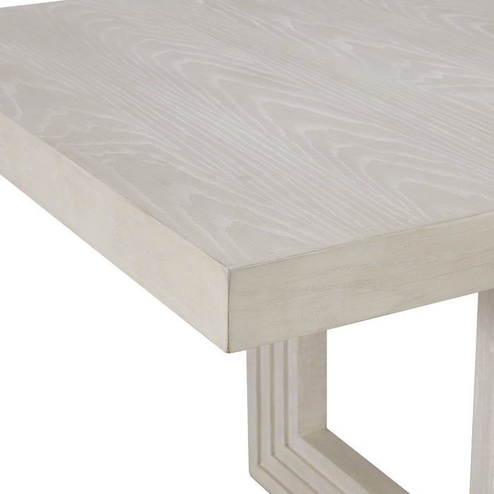 Avalanche Standard Height Dining Set in Antique White-Table and Four Chairs