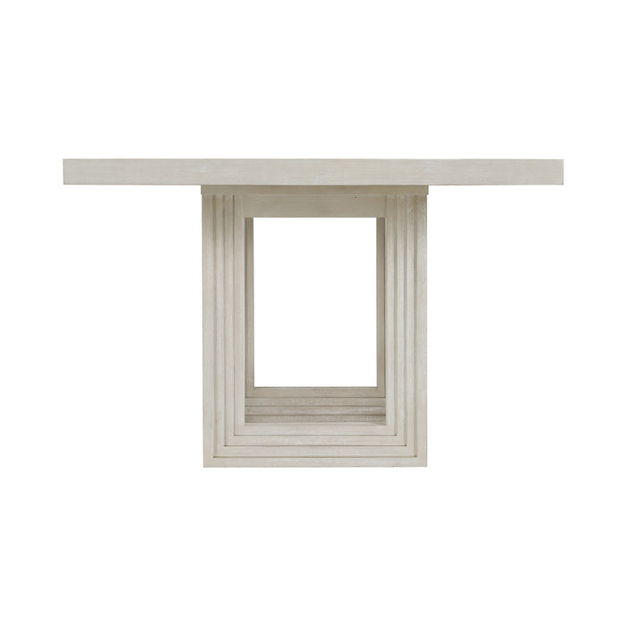 Avalanche Square Counter Table in Antique White