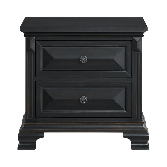 Bridgestone 2-Drawer Nightstand with USB