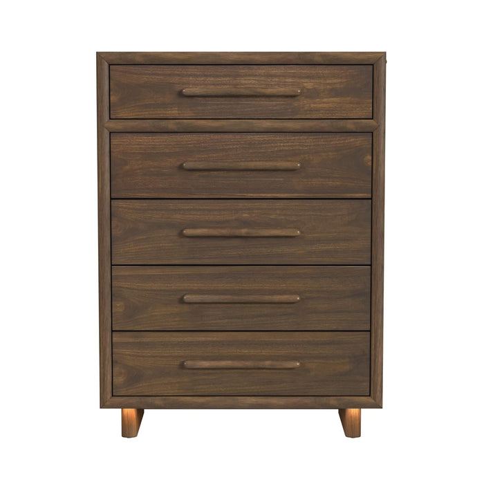 Brisbane Chest with LED in Brown