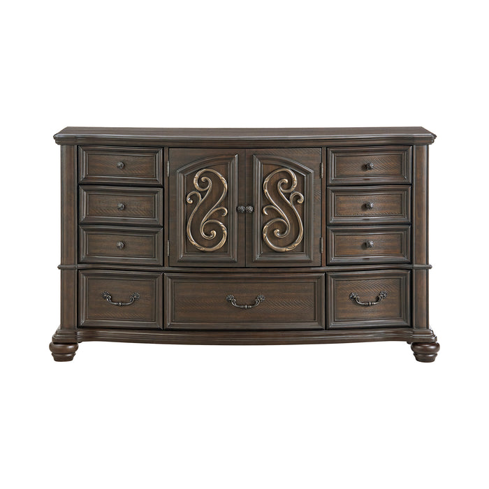 Brunswick 7-Drawer Dresser in Mahogany
