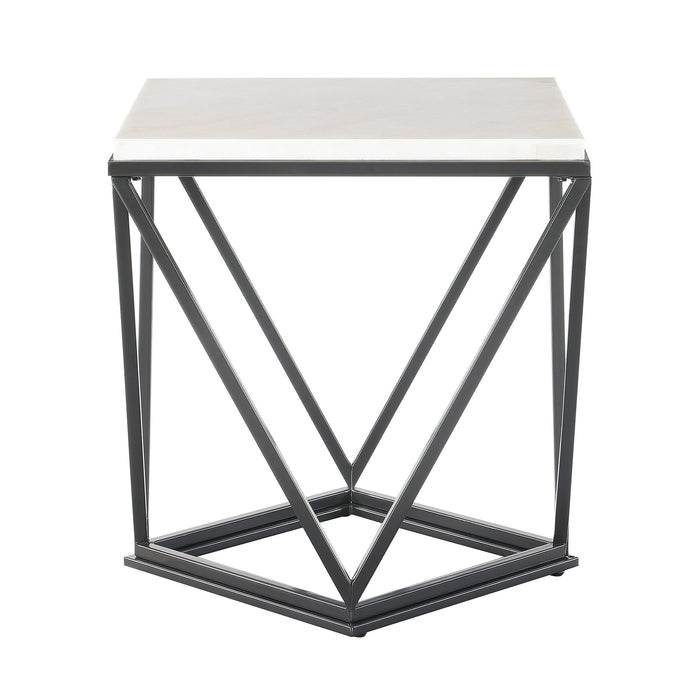 Riko End Table W/ Metal Leg