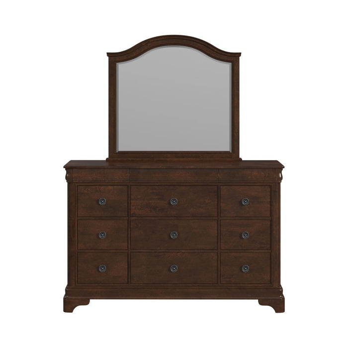 Cameron Cherry Dresser & Mirror Set