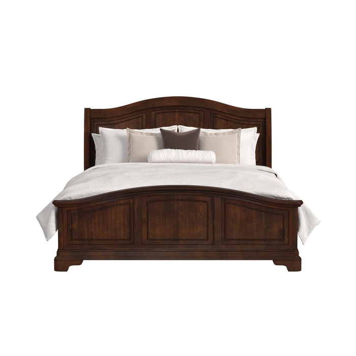 Cameron Cherry Panel Bed
