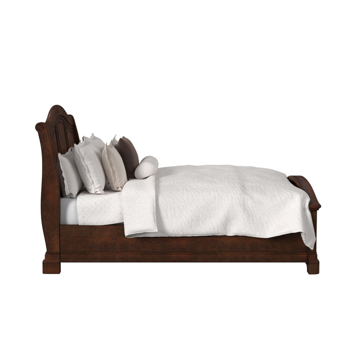 Cameron Cherry Panel Bed