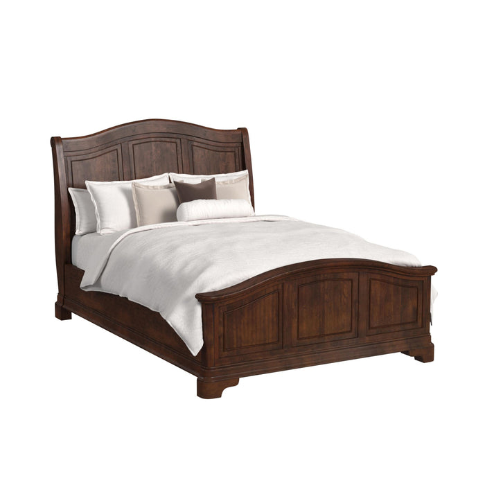 Cameron Cherry Panel Bed