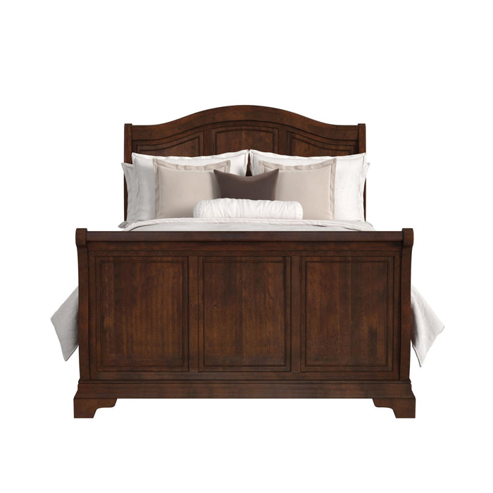 Cameron Cherry Sleigh Bed