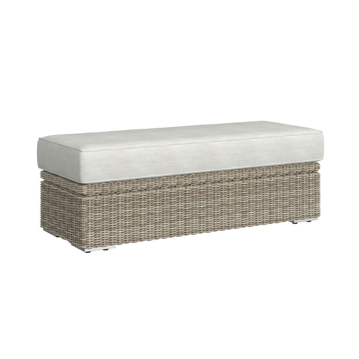 Carmona 6PC Conversion Set in Natural and Olefin Beige with Ottoman