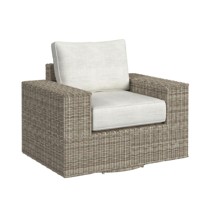 Carmona 6PC Conversion Set in Natural and Olefin Beige with Ottoman