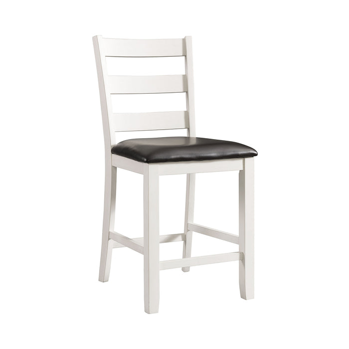 Martin 5pc Counter Set (Dark Brown Top - White Base)