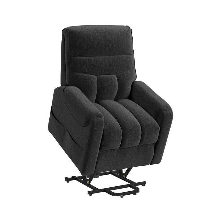 Desoto Power Lift Chair in Sahara Black