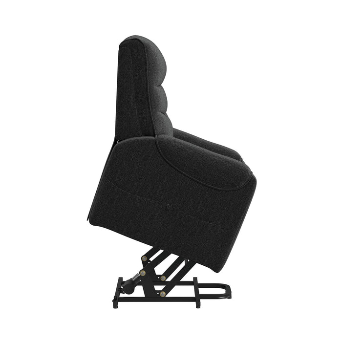 Desoto Power Lift Chair in Sahara Black