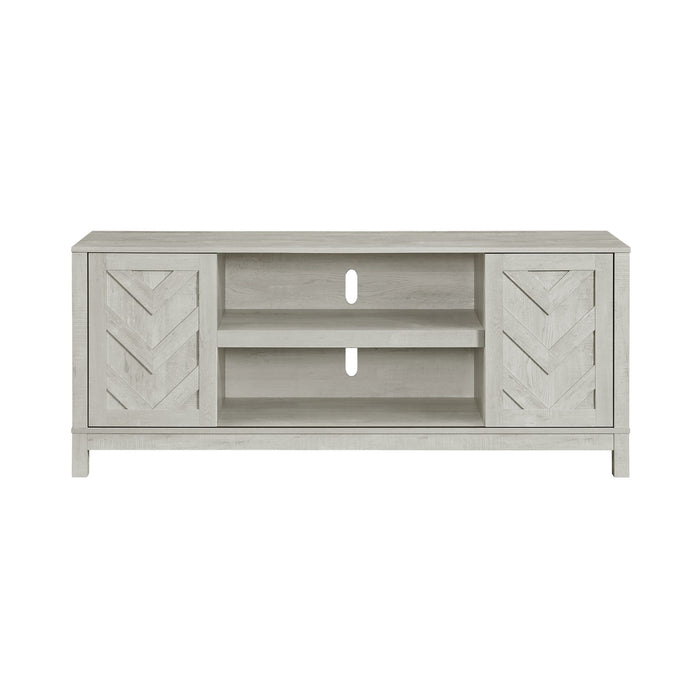 Eleanor 70" TV Stand with Sliding Door in White