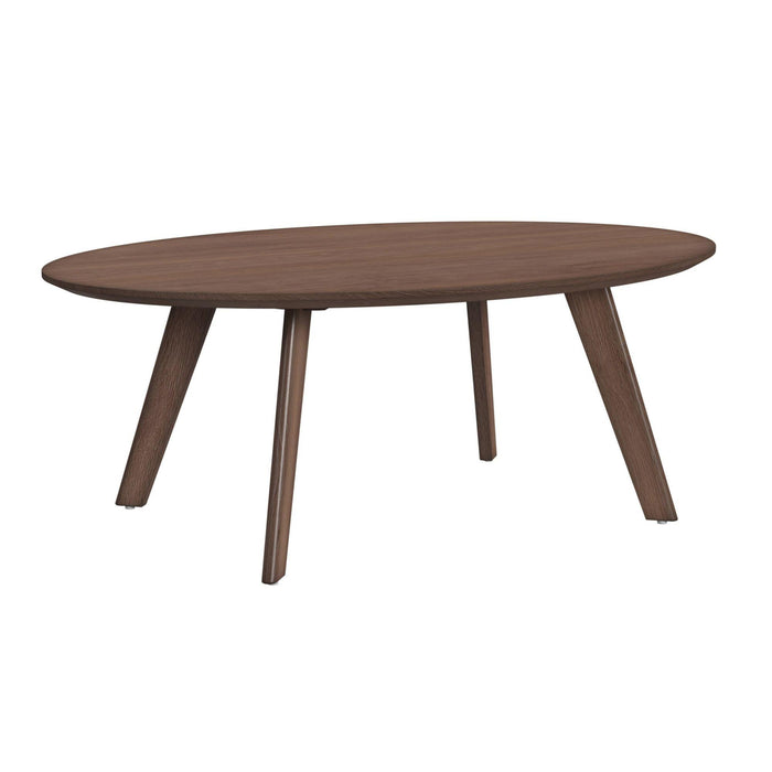Theo Three Pack Occasional Set with Coffee Table and 2 End Tables in Walnut