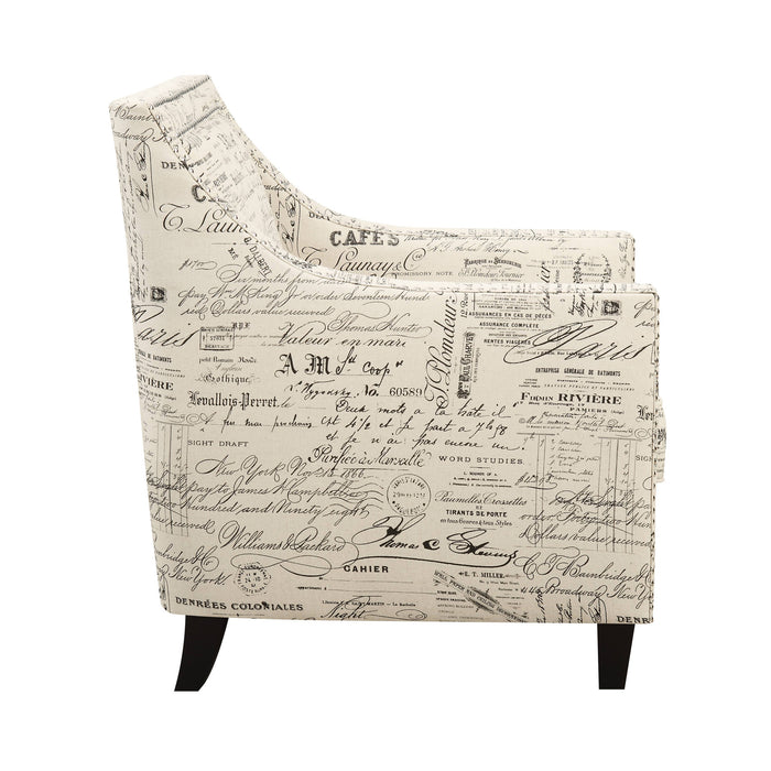 Erica 497 Chair W/Chrome Nails French Script (ISTA 3)
