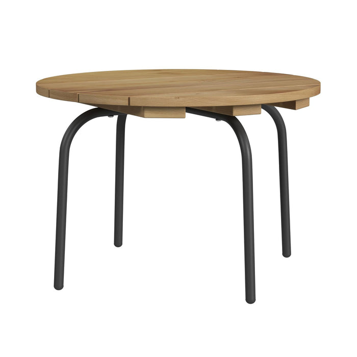 Grace Outdoor Seating 4PC Set - Black, Natural and Olefin Beige