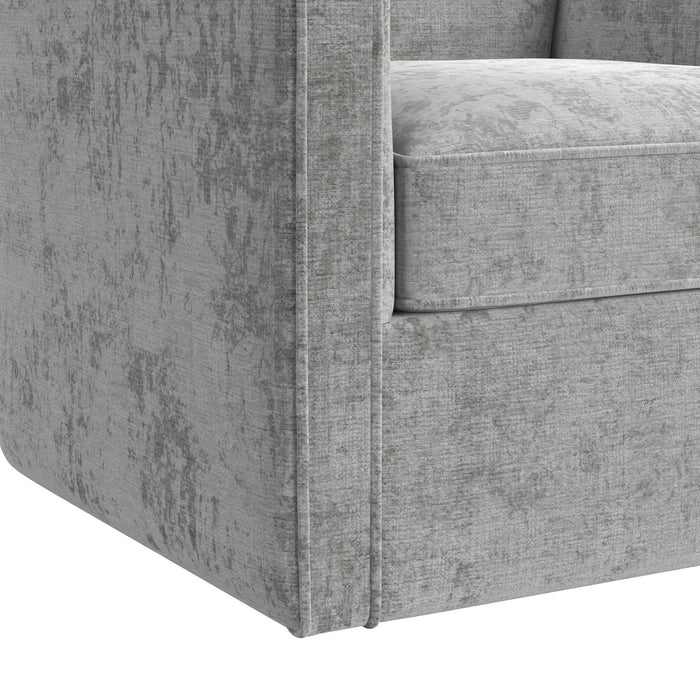 Hamlin Swivel Chair in Beamer Cement