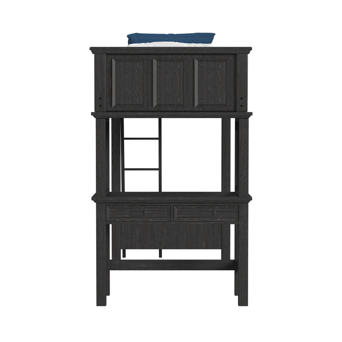Hampton Kids Loft with Ladder and Desk with Speaker