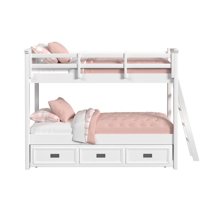 Hampton Kids Over Bunk with Ladder and Trundle