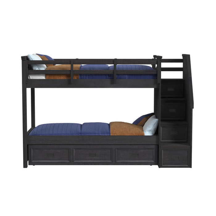 Hampton Kids Over Bunk with Staircase and Trundle