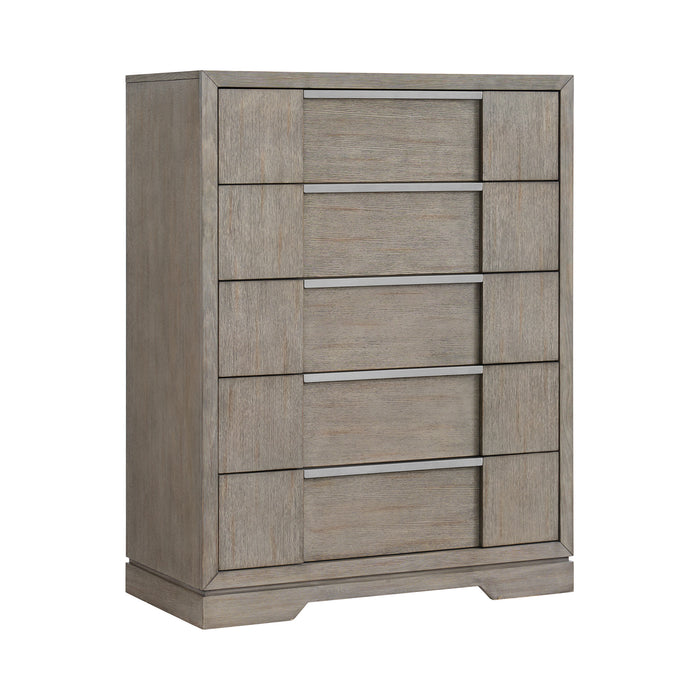 Kelis Panel Bedroom Set with LED