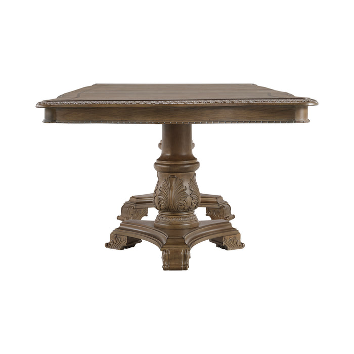 Madison Park Rectangular Dining Table with 2 18" Leaves in Walnut