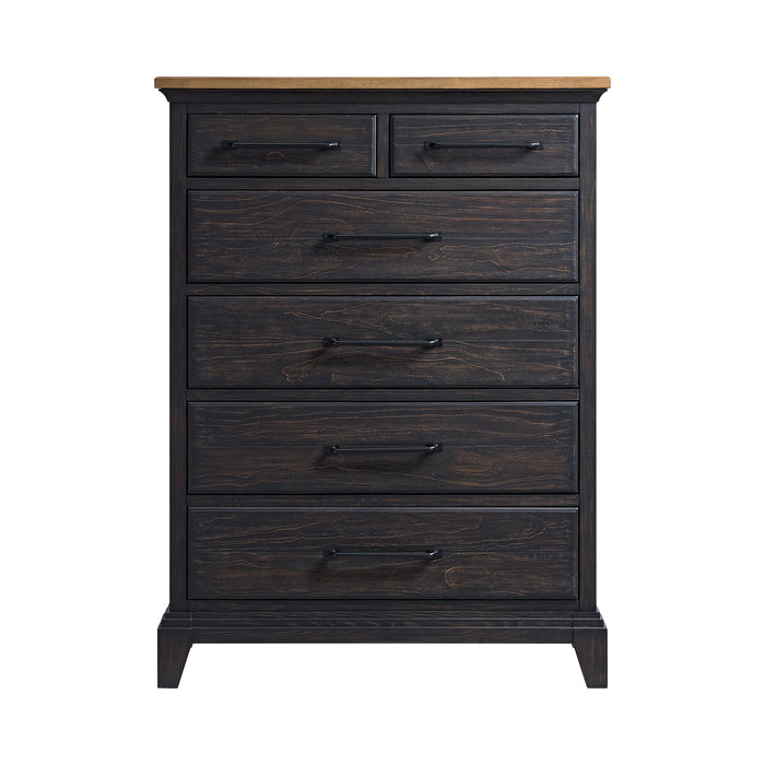 Montrose Chest in Espresso & Brown