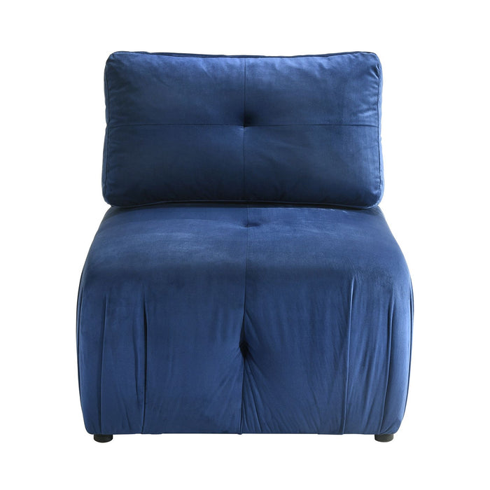 Nahla Modular Chair in Marine Dark Blue