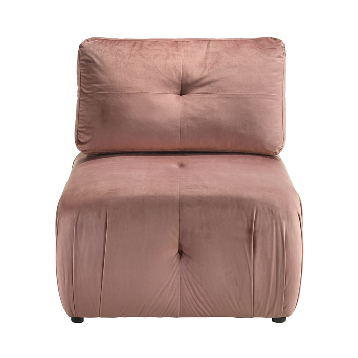 Nahla Modular Chair in Marine Rose