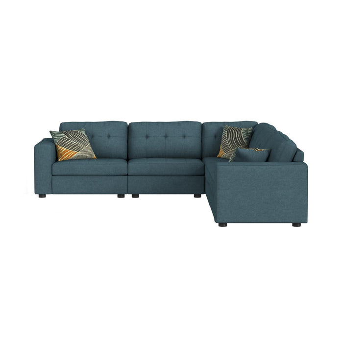 Options One Corner in Palmer Plus Teal with 1 Pillow 20"ÔøΩ
