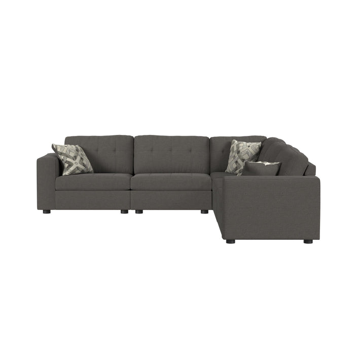 Options One LHF Chair in Palmer Plus Ash with 1 Pillow 20"ÔøΩ