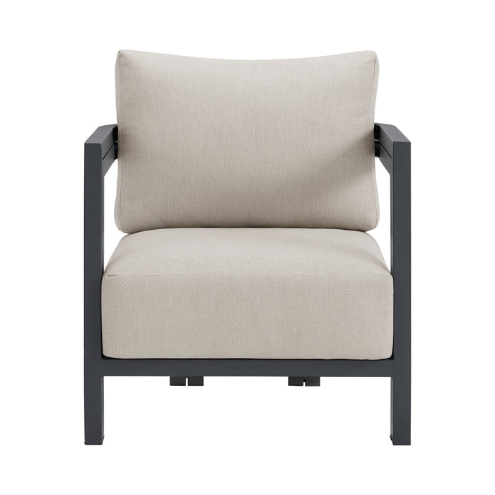 Playa Chair - Dark Grey and Olefin Beige (2 Per Carton)