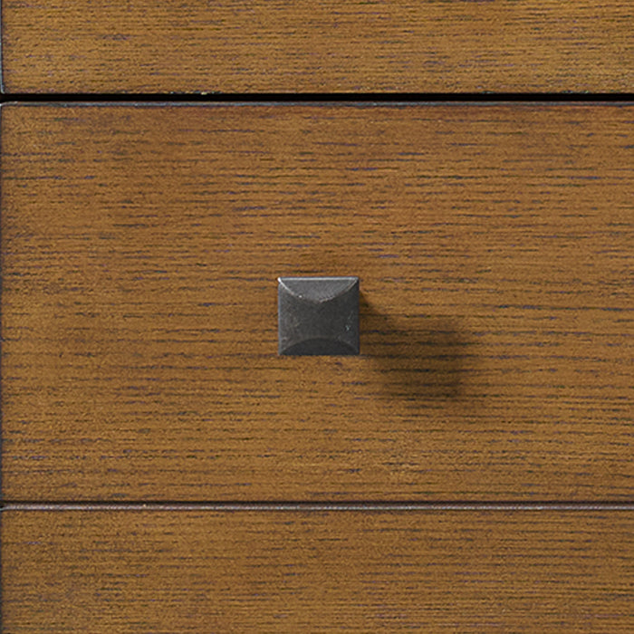 Portico File Cabinet in Brown Oak
