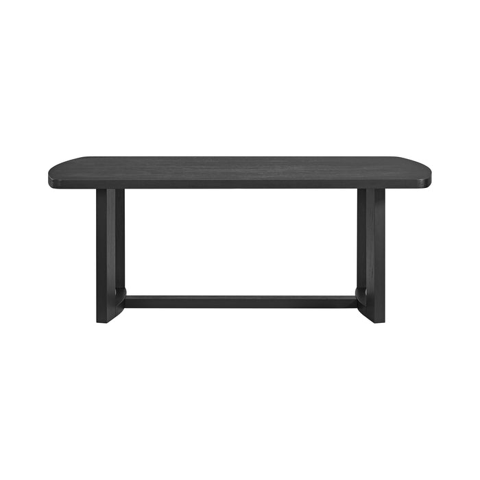 Portland Rectangular Dining Table in Black