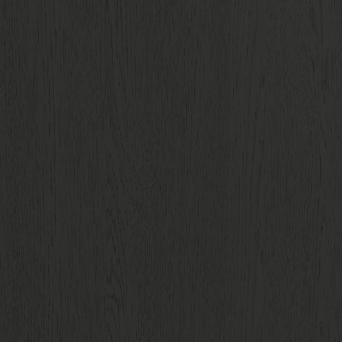Ridgemont 2-Drawer Nightstand with USB in Black with Grain