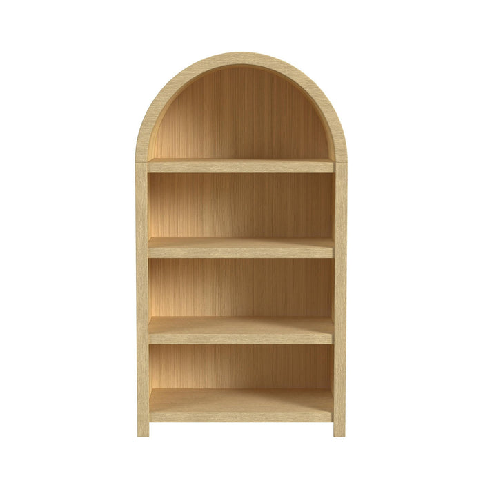 Ridgemont Open Bookcase in Natural