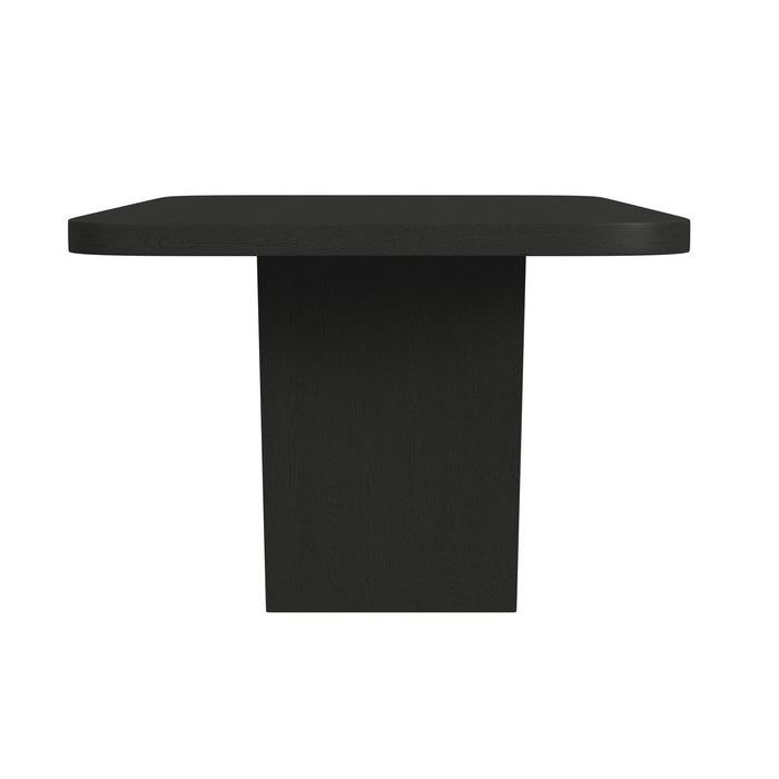 Ridgemont Rectangular Dining Table in Black with Grain