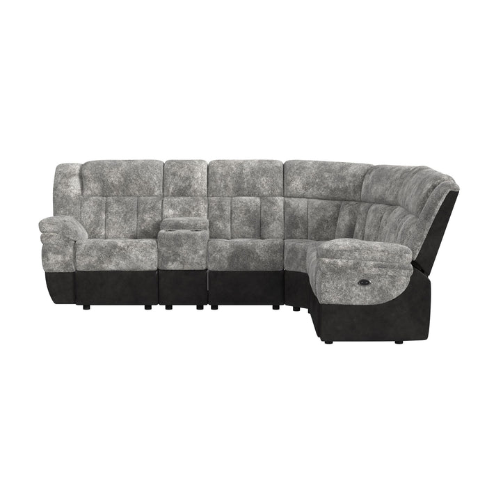 Santorini LHF Power Motion Recliner in Dillon/Shire Grey