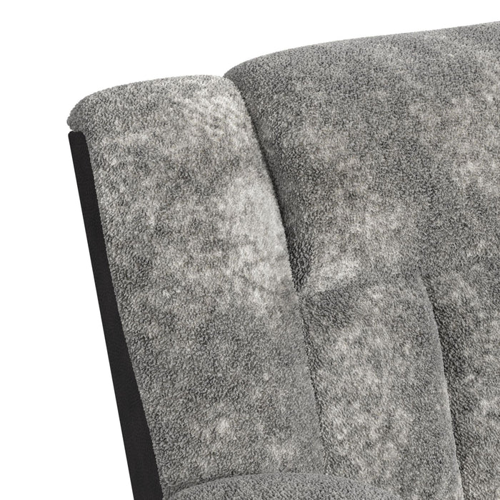 Santorini 6PC Motion Sectional Set in Dillon/Shire Grey