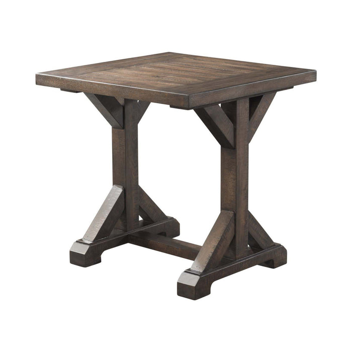 Finn Trestle Base End Table