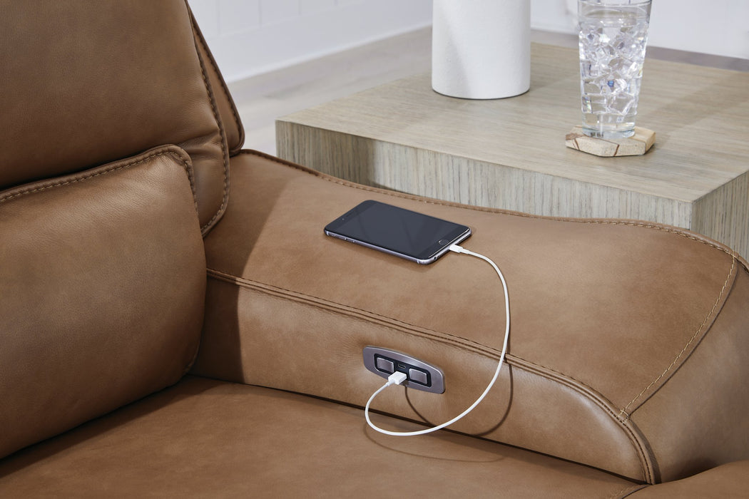 DeepWakes Reclining Sectional with Storage Console