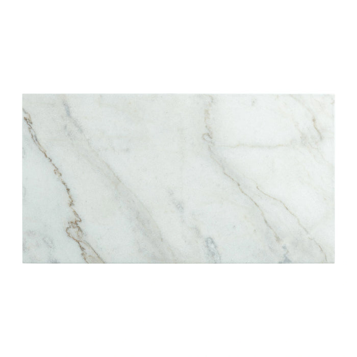 Morris Coffee Table in Espresso W/White Marble Top (3A Packing)