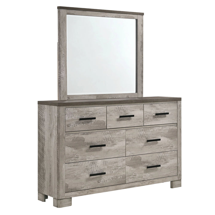 Millers Cove 7-Drawer Dresser with Mirror